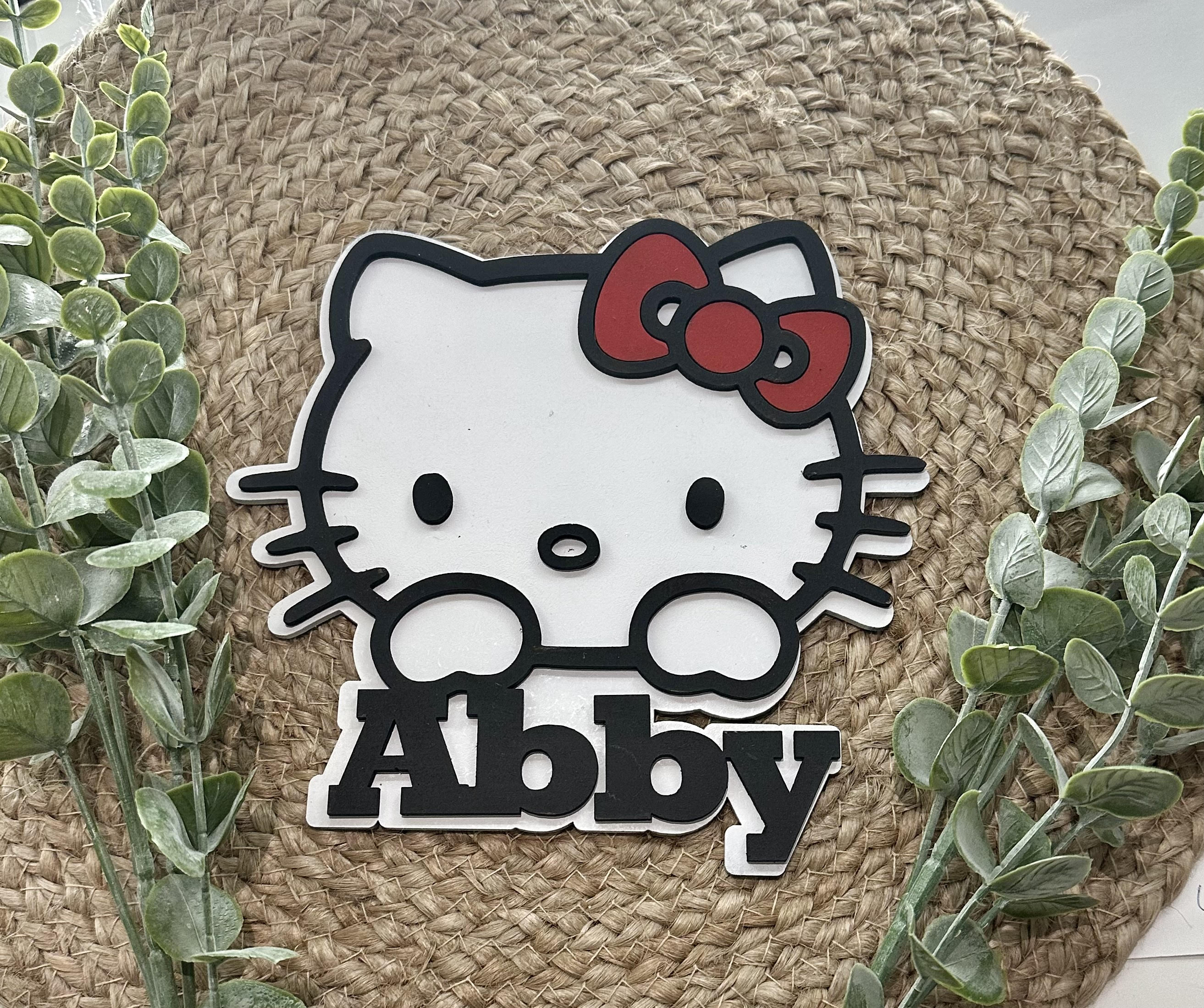 Custom Hello Kitty Name Sign