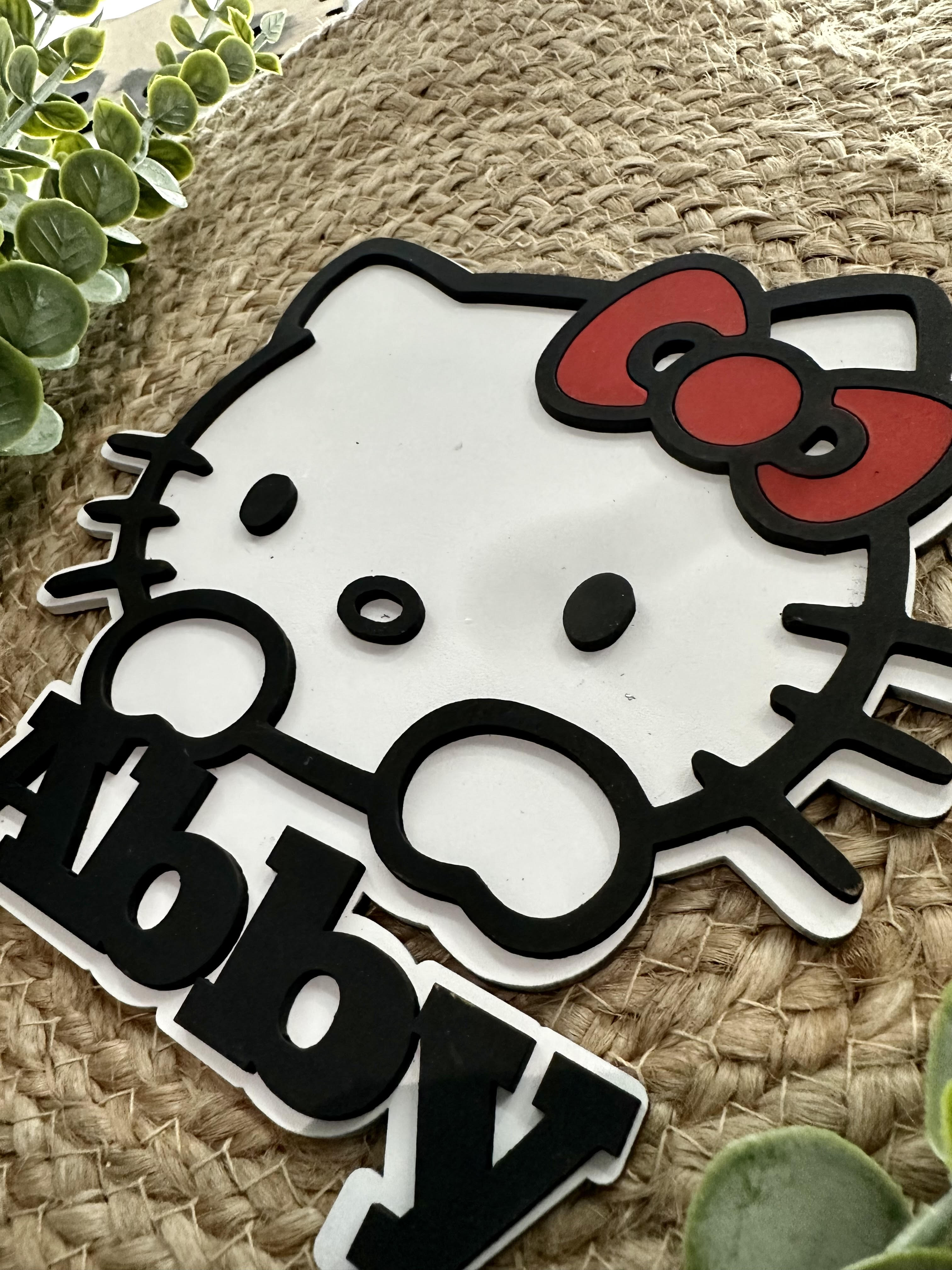 Custom Hello Kitty Name Sign