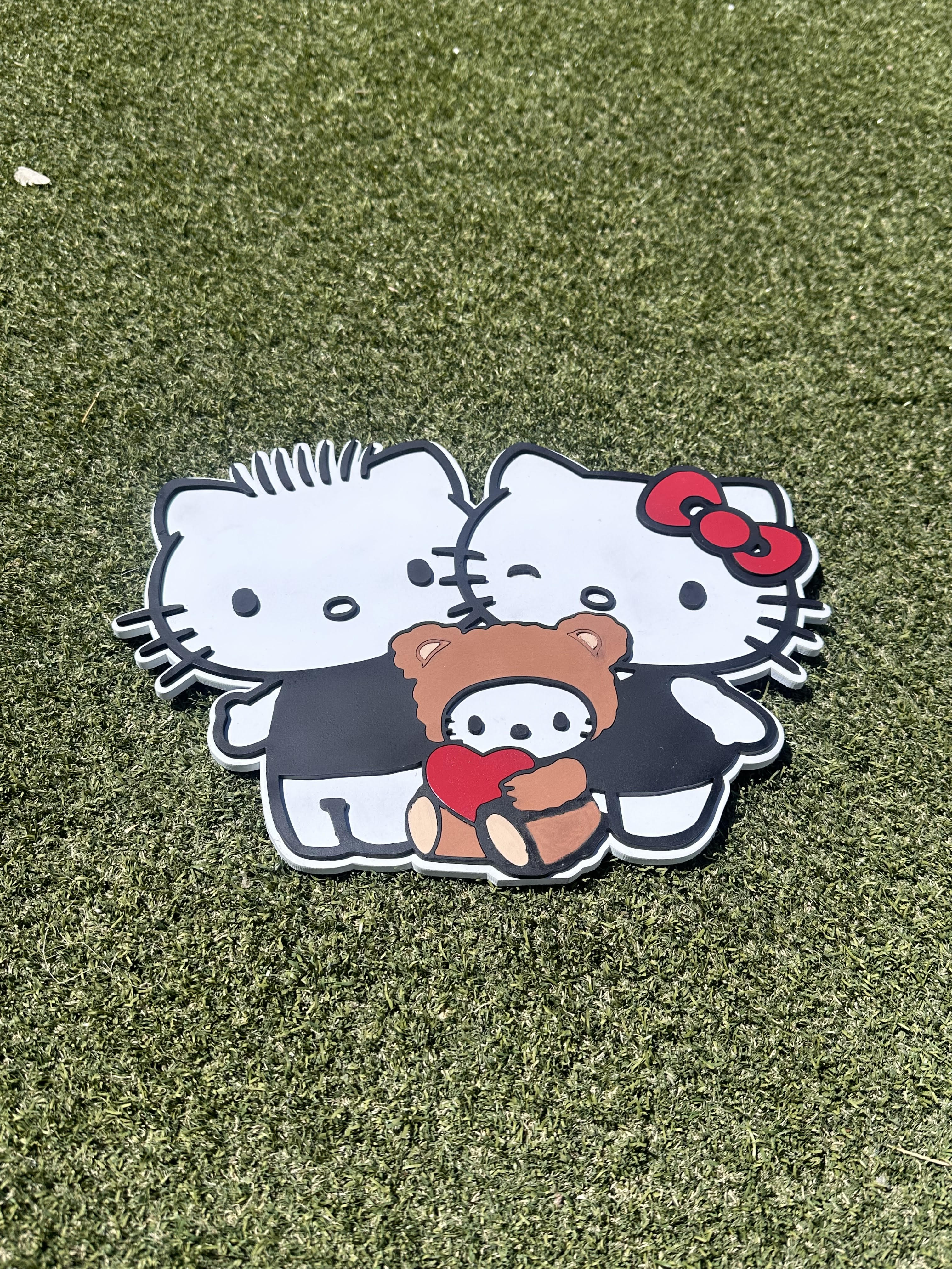 Hello Kitty Family Sign